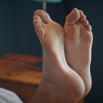 Bare foot fetish silk soles photo free