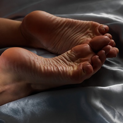 Bare foot fetish silk soles photo free