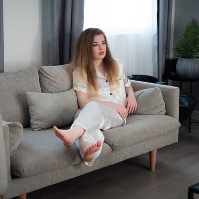 Bare foot fetish silk soles photo free