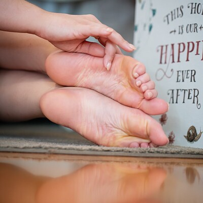 Bare foot fetish silk soles photo free